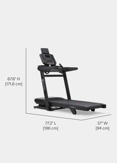 Treadmill 9 Dimensions  - Length 77.2 inches, Width 37 inches, Height 67.6 inches